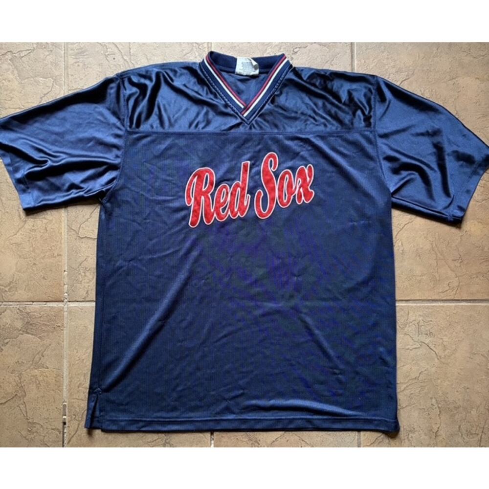 Vintage Boston Red Sox Lee Sport Mesh Jersey Shirt Men’s XL Blue